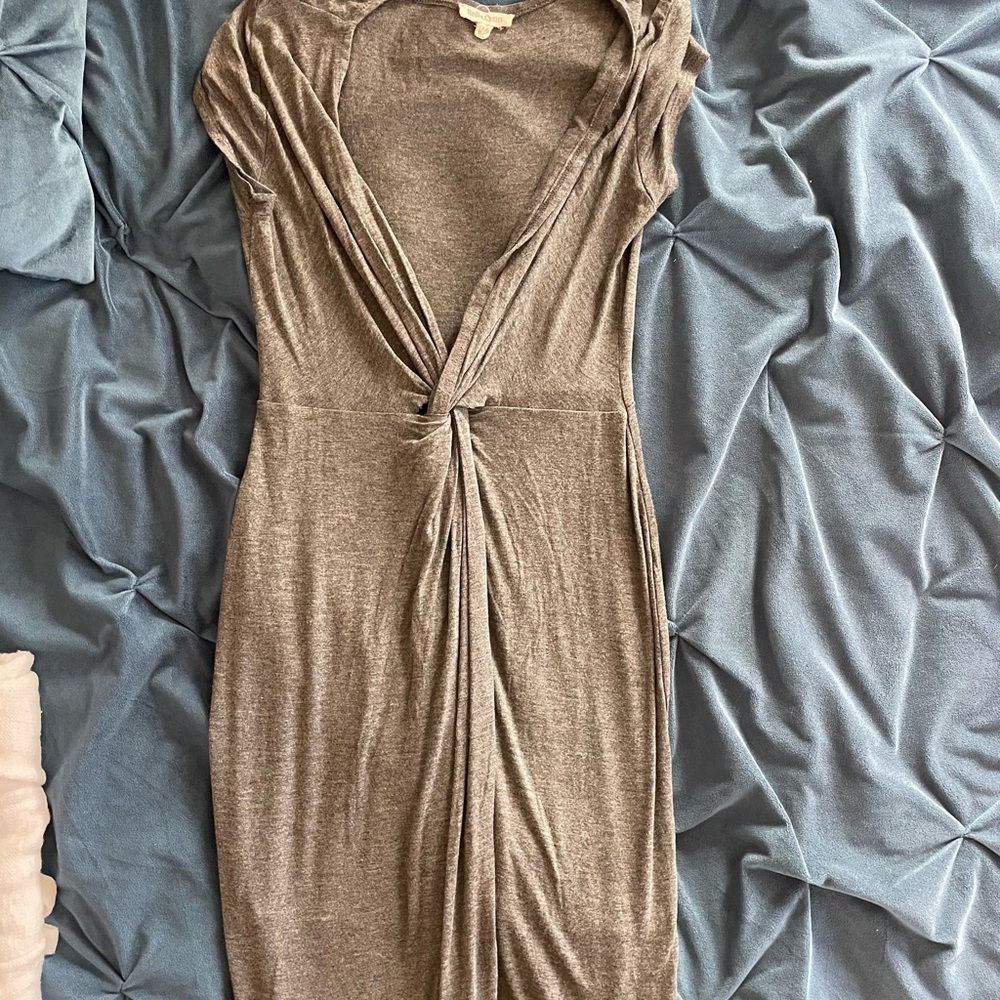 Grey Midi Dress